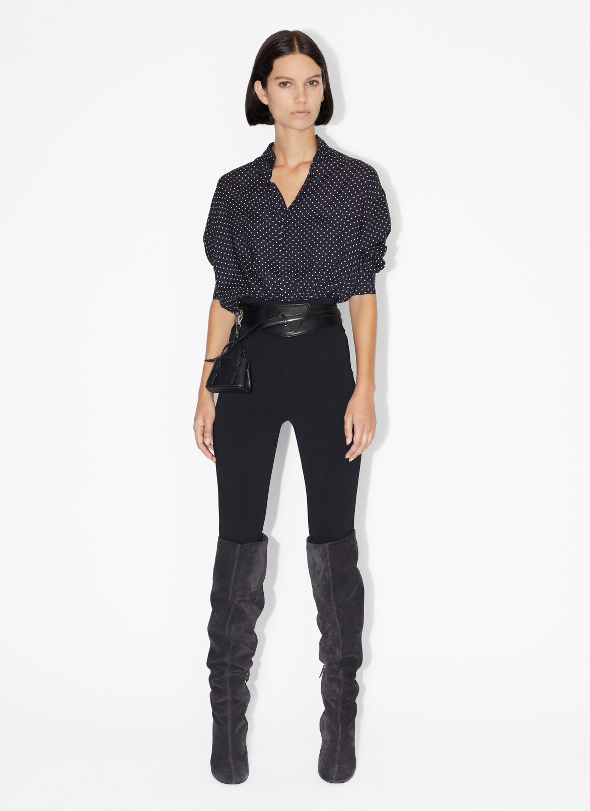 Stretch legging ALAÏA BLACK STRETCH LEGGING